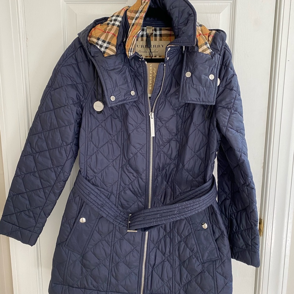 Excellent Condition Burberry Quilted Coat